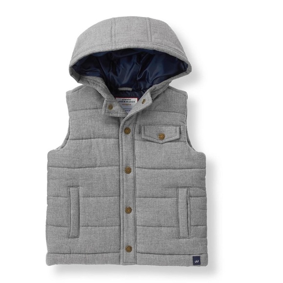Janie and Jack Other - Janie and Jack Boys Hooded Puffer Vest